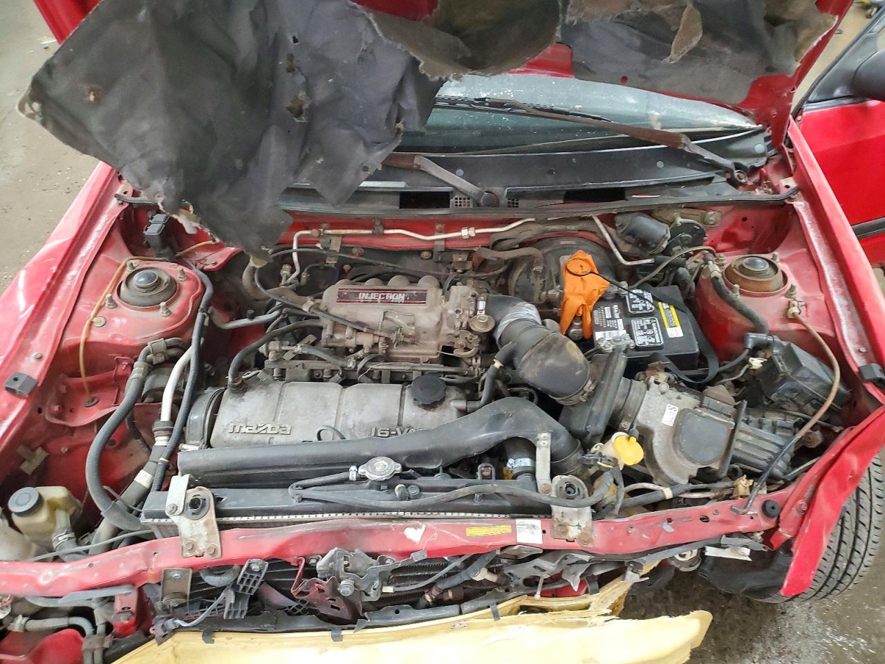 1993 Mazda Protege Dx Красный vin: JM1BG2241P0564640