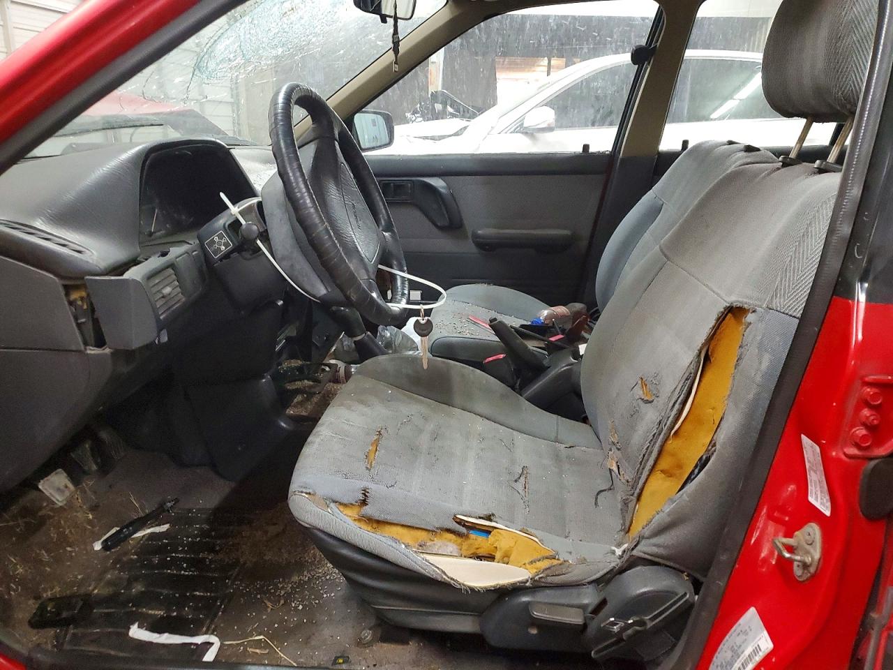 1993 Mazda Protege Dx Красный vin: JM1BG2241P0564640