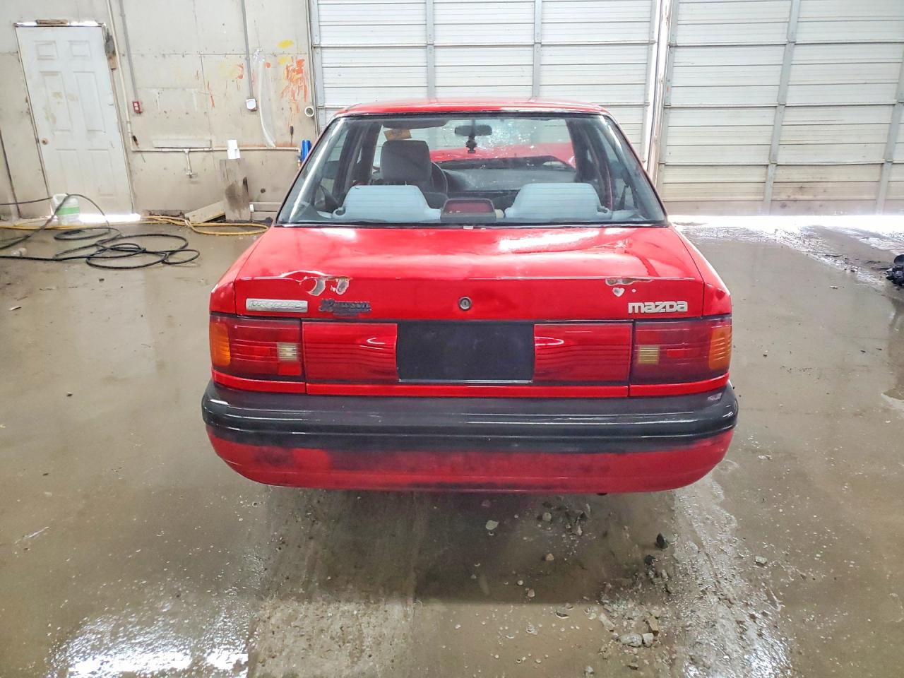 1993 Mazda Protege Dx Красный vin: JM1BG2241P0564640