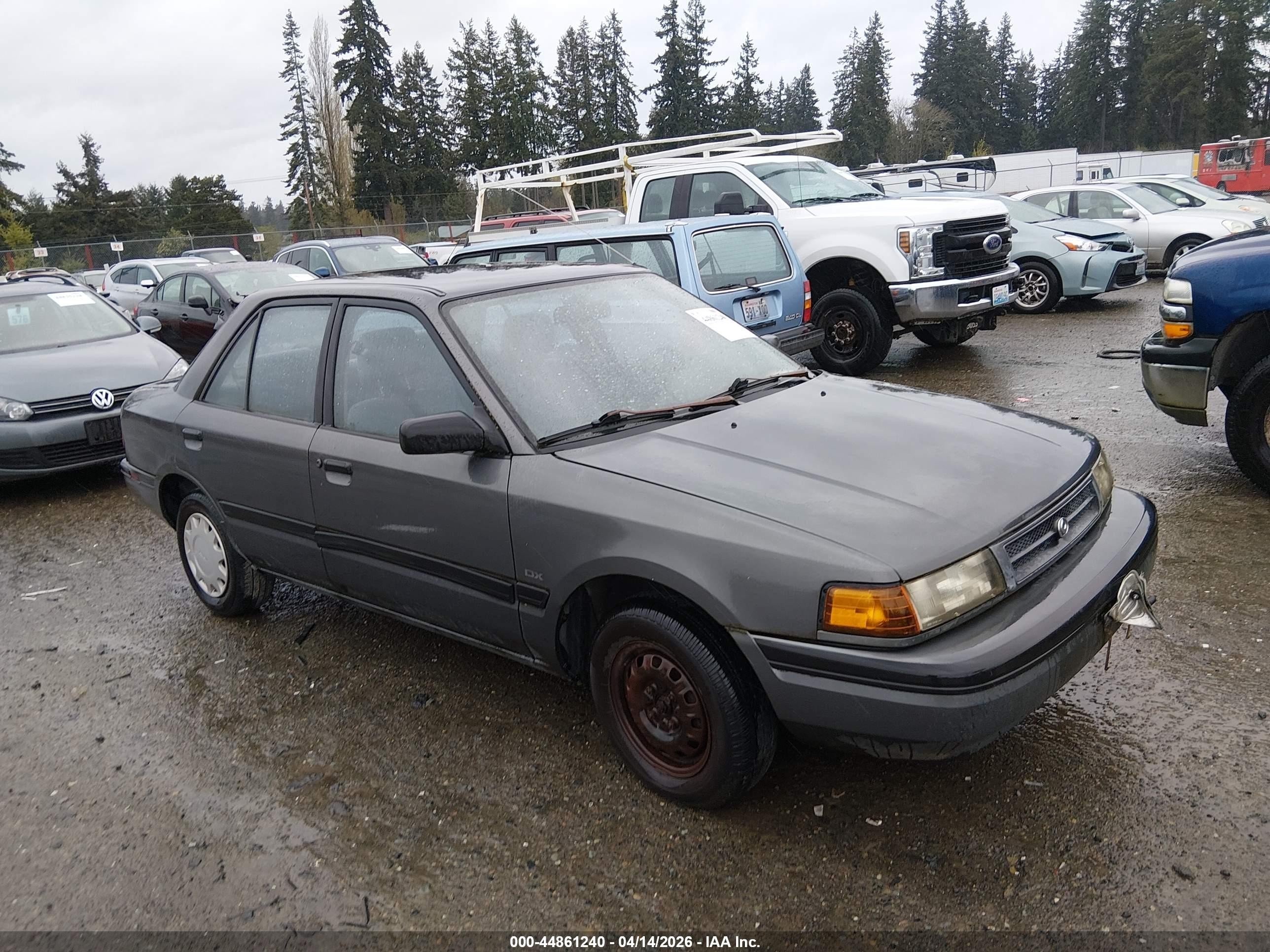 1993 Mazda Protege Dx Black vin: JM1BG2241P0655441