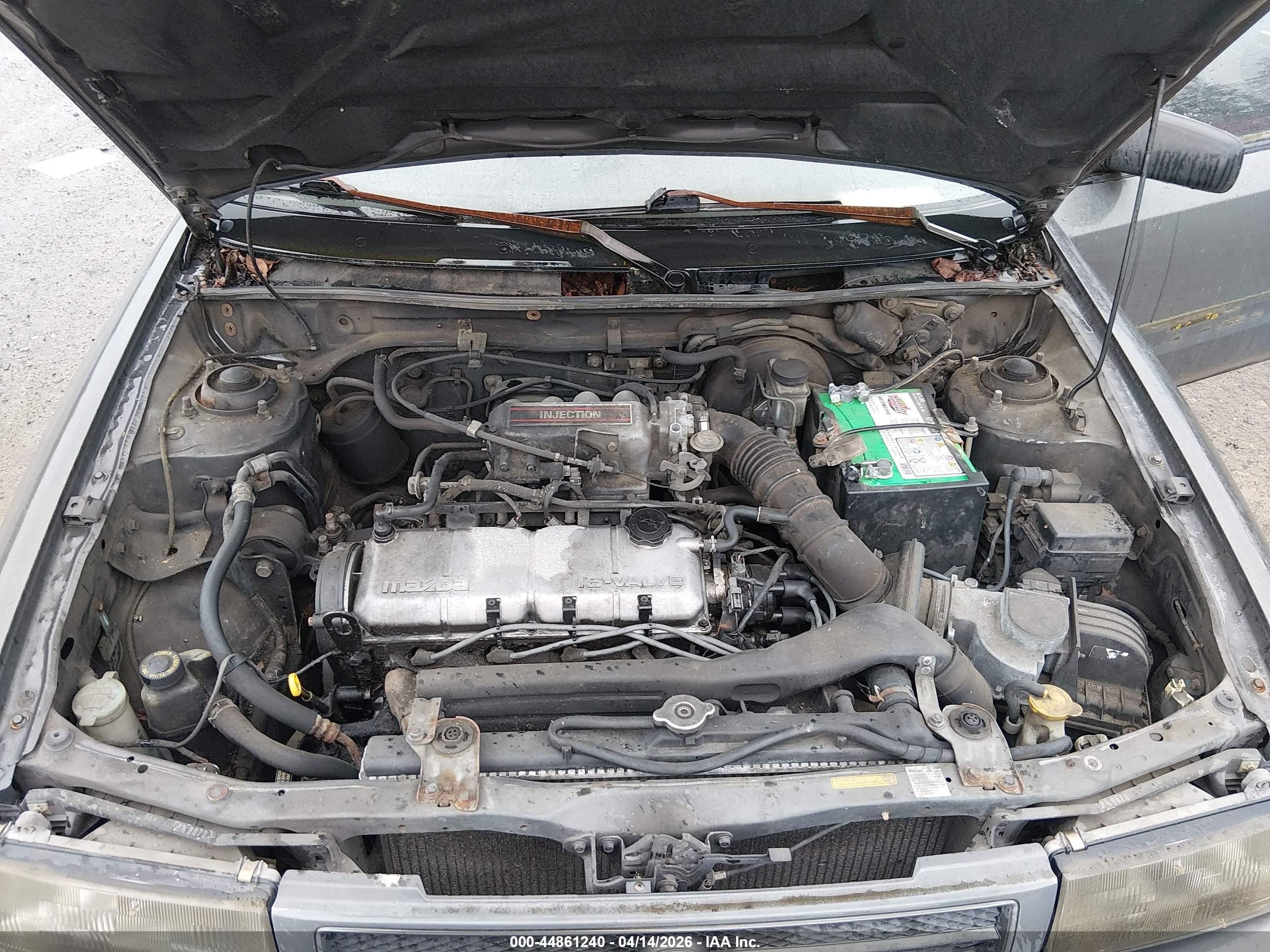 1993 Mazda Protege Dx Black vin: JM1BG2241P0655441