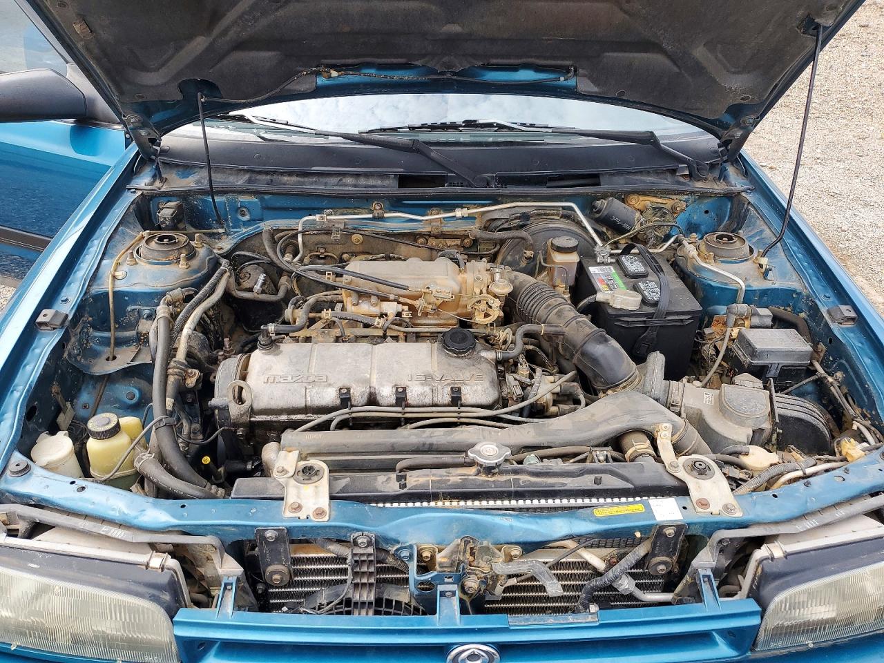 1994 Mazda Protege Dx Blue vin: JM1BG2247R0810805
