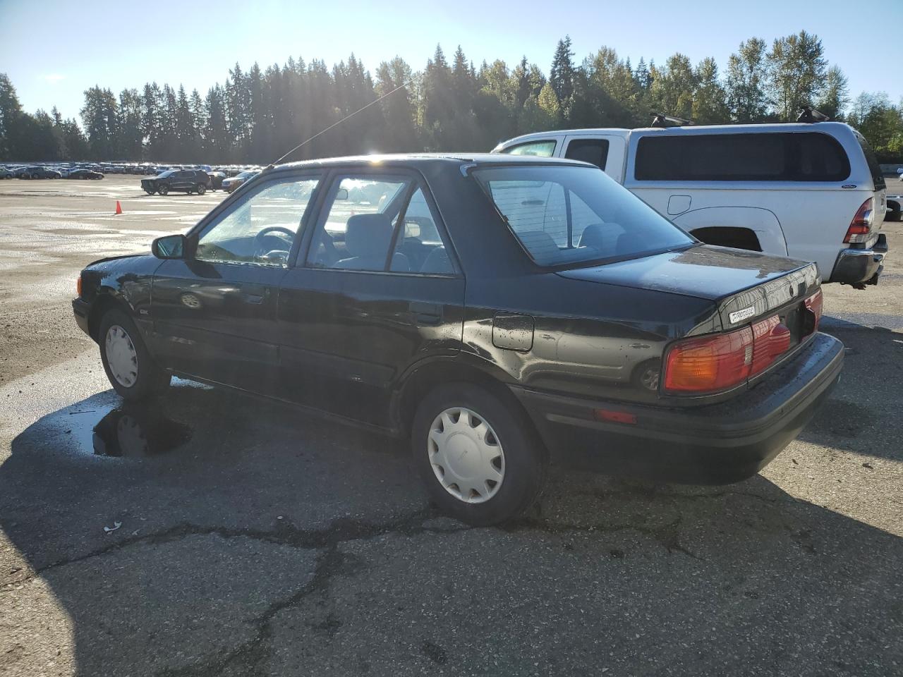 1993 Mazda Protege Dx Black vin: JM1BG2248P0655646