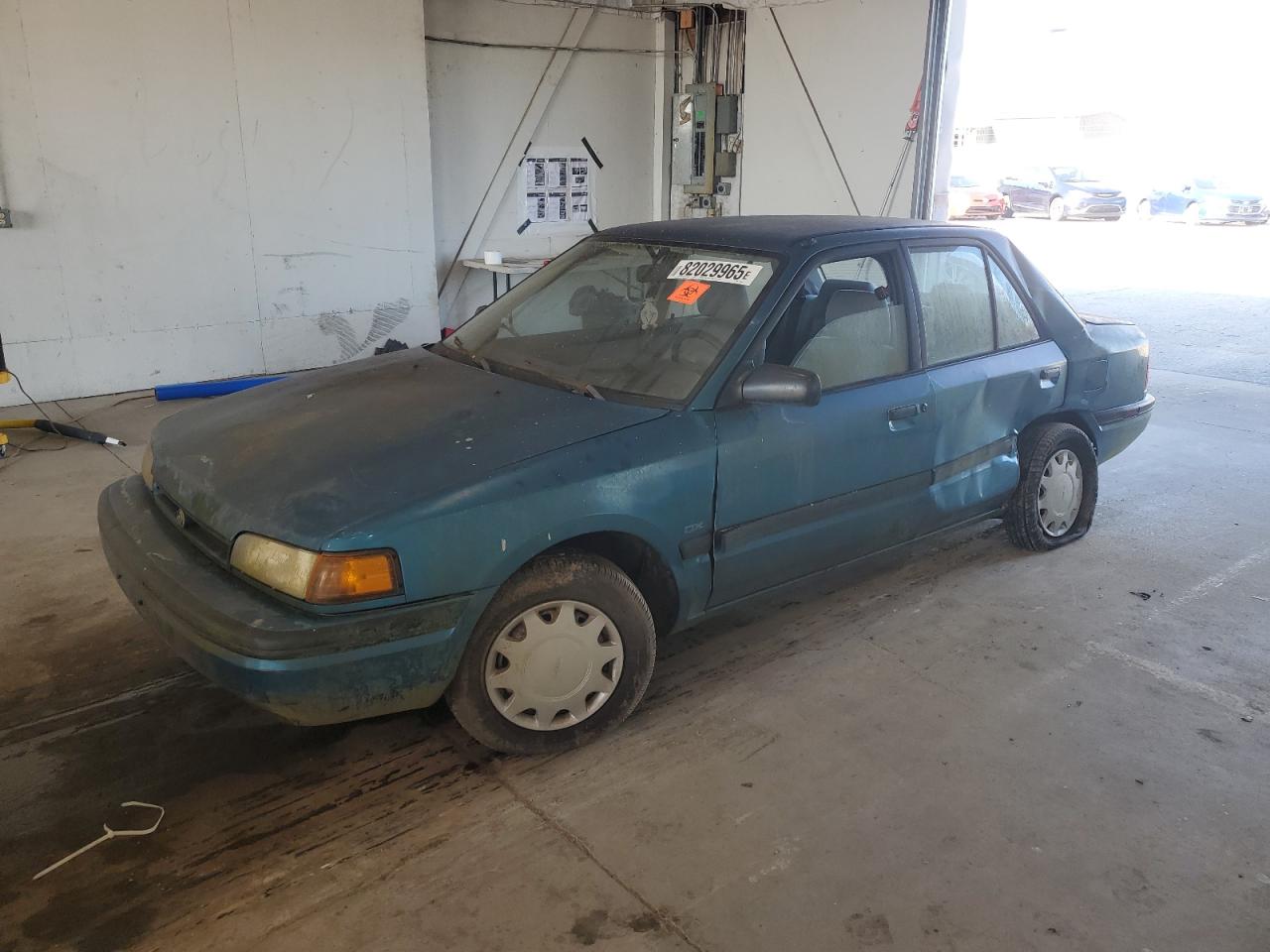 1994 Mazda Protege Dx Green vin: JM1BG2248R0778768