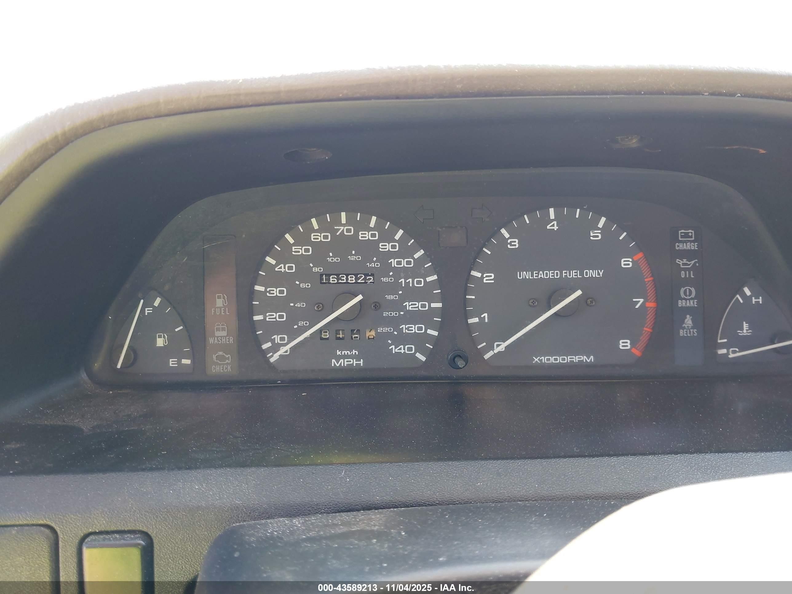1993 Mazda Protege Dx White vin: JM1BG224XP0598155