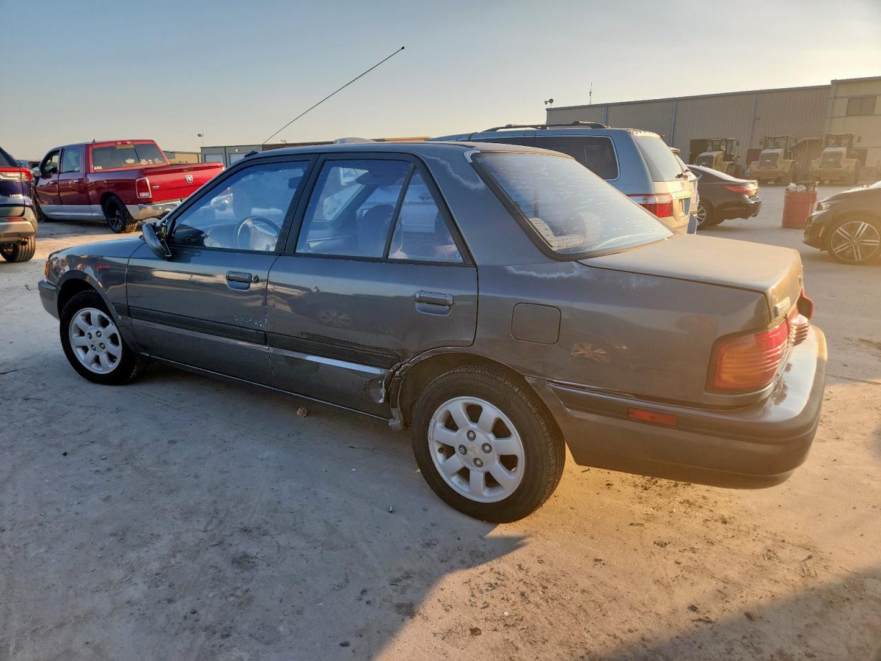 1994 Mazda Protege Lx Gray vin: JM1BG2265R0782553