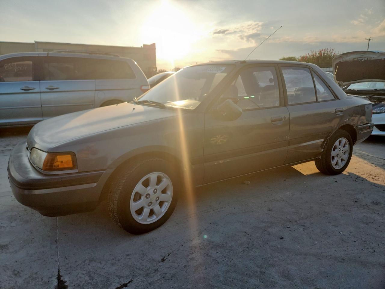 1994 Mazda Protege Lx Gray vin: JM1BG2265R0782553