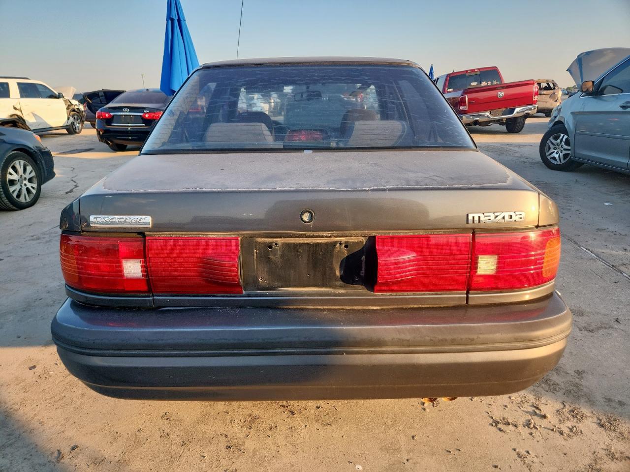 1994 Mazda Protege Lx Gray vin: JM1BG2265R0782553