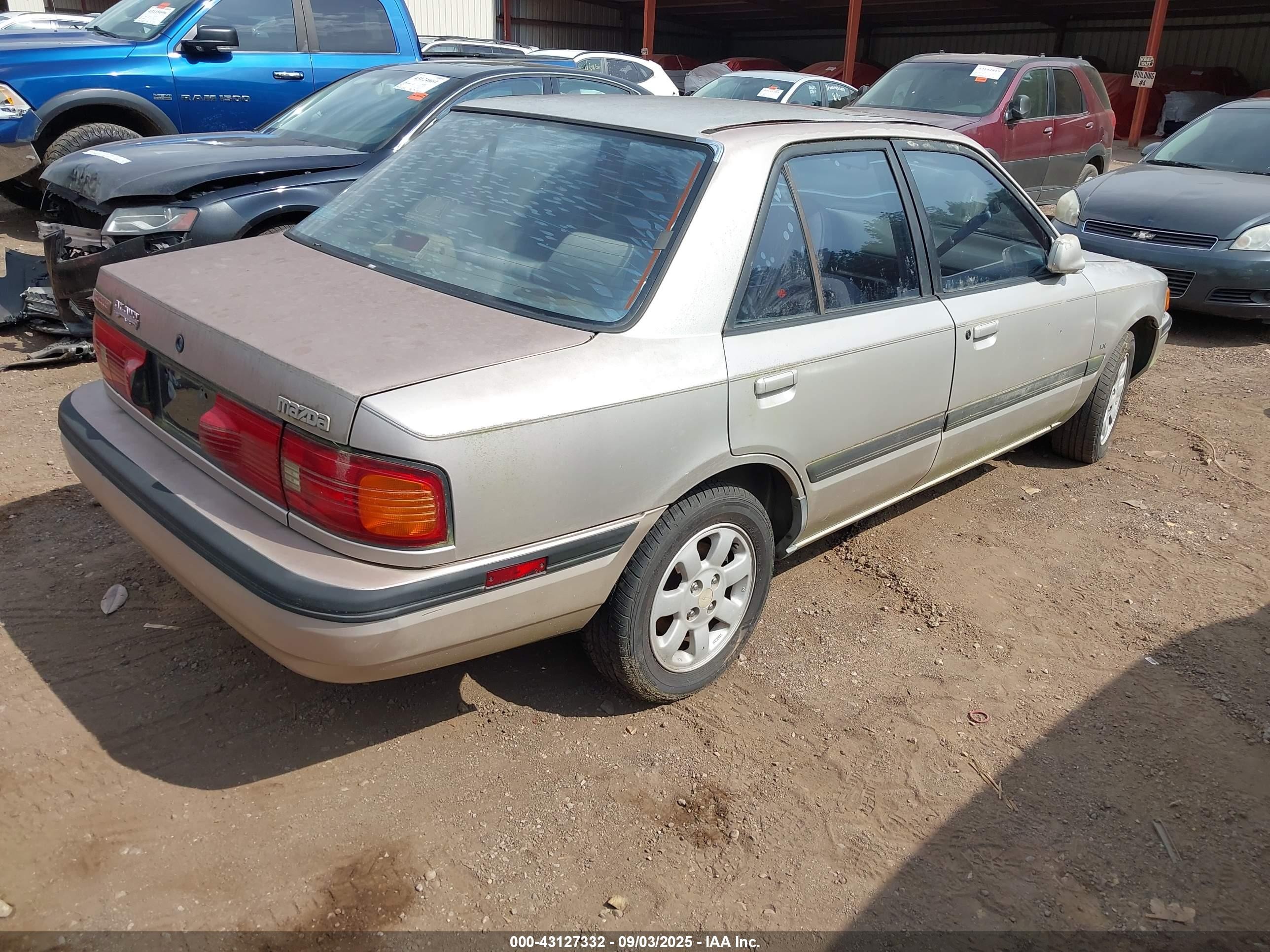 1993 Mazda Protege Lx Silver vin: JM1BG2266P0642086