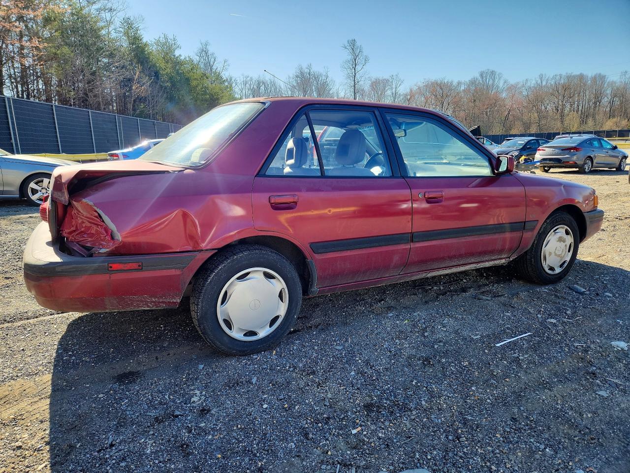1993 Mazda Protege Lx Red vin: JM1BG226XP0610774