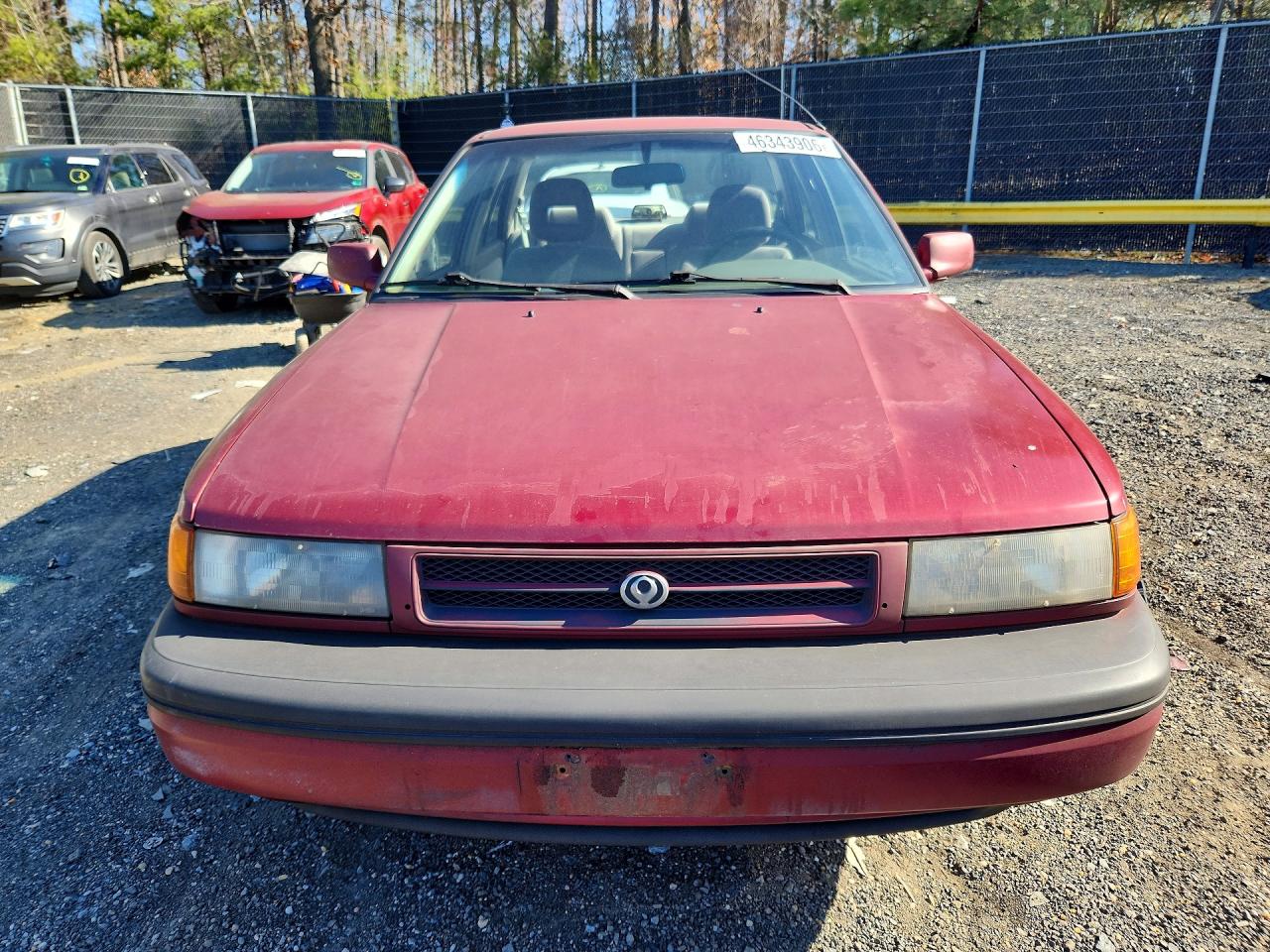 1993 Mazda Protege Lx Red vin: JM1BG226XP0610774