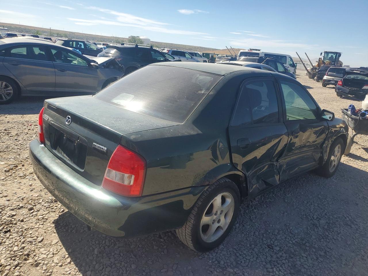 2000 Mazda Protege Es Green vin: JM1BJ2211Y0266209