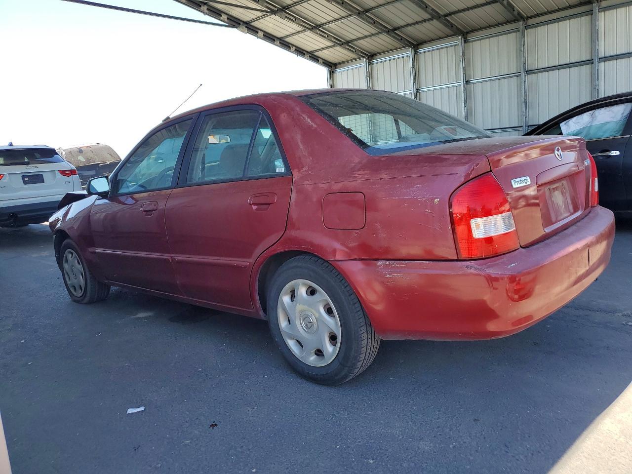 2001 Mazda Protege Dx Red vin: JM1BJ222010441449