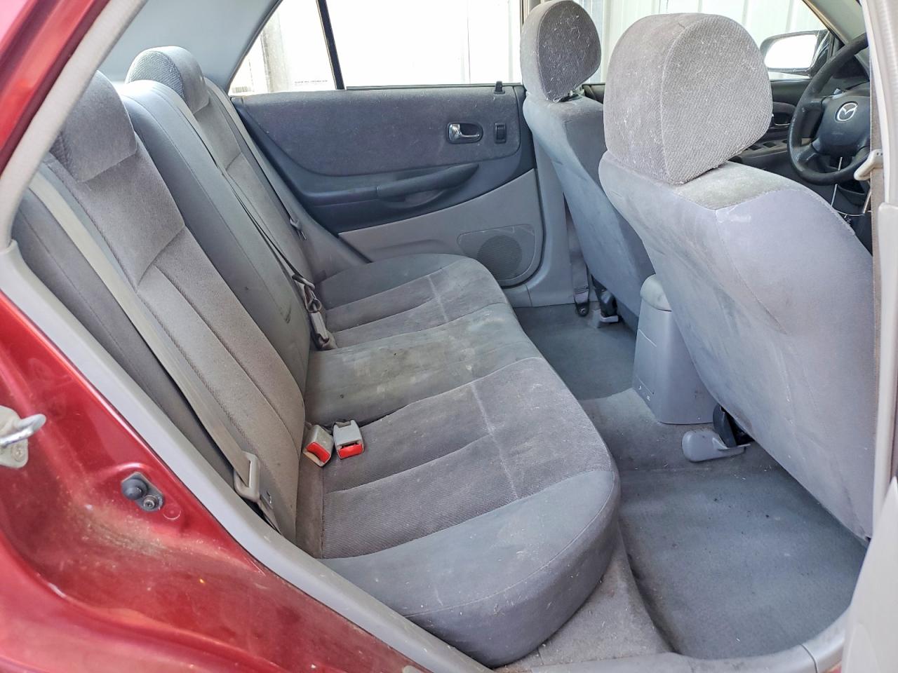 2001 Mazda Protege Dx Red vin: JM1BJ222010441449