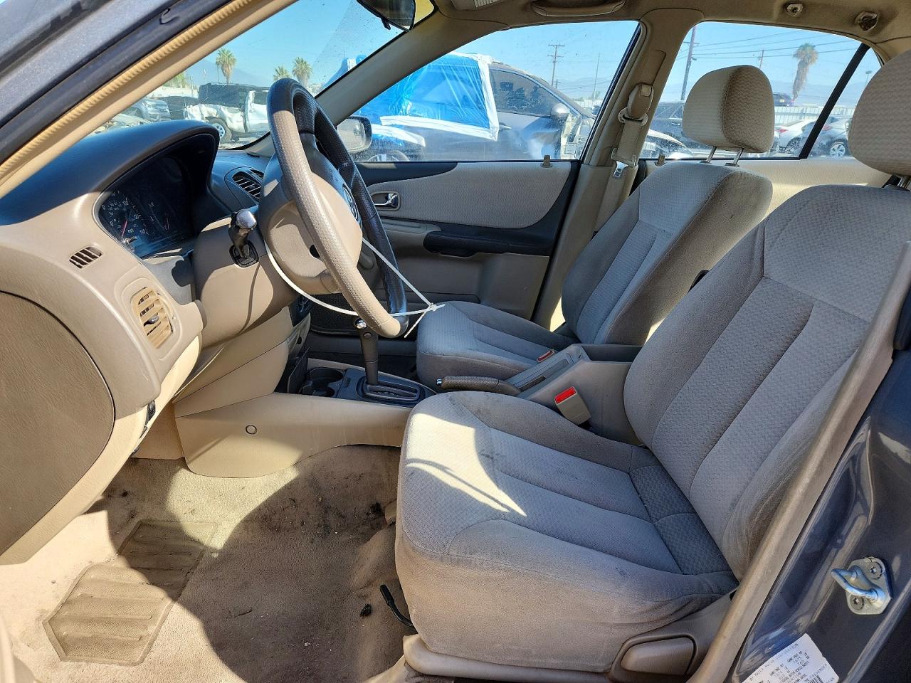 2001 Mazda Protege Dx Gray vin: JM1BJ222010444965