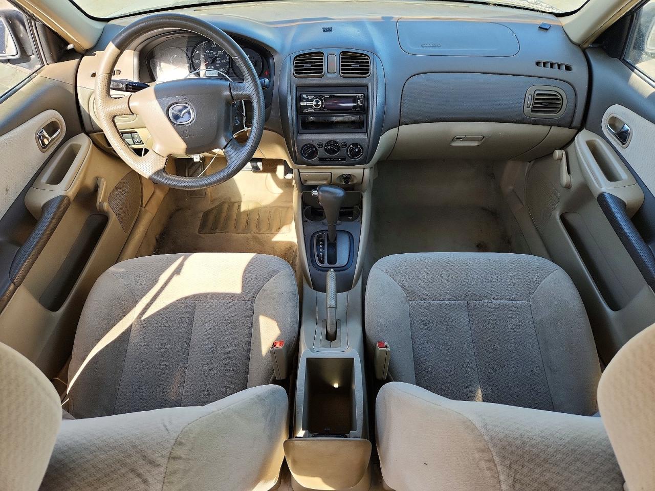 2001 Mazda Protege Dx Gray vin: JM1BJ222010444965
