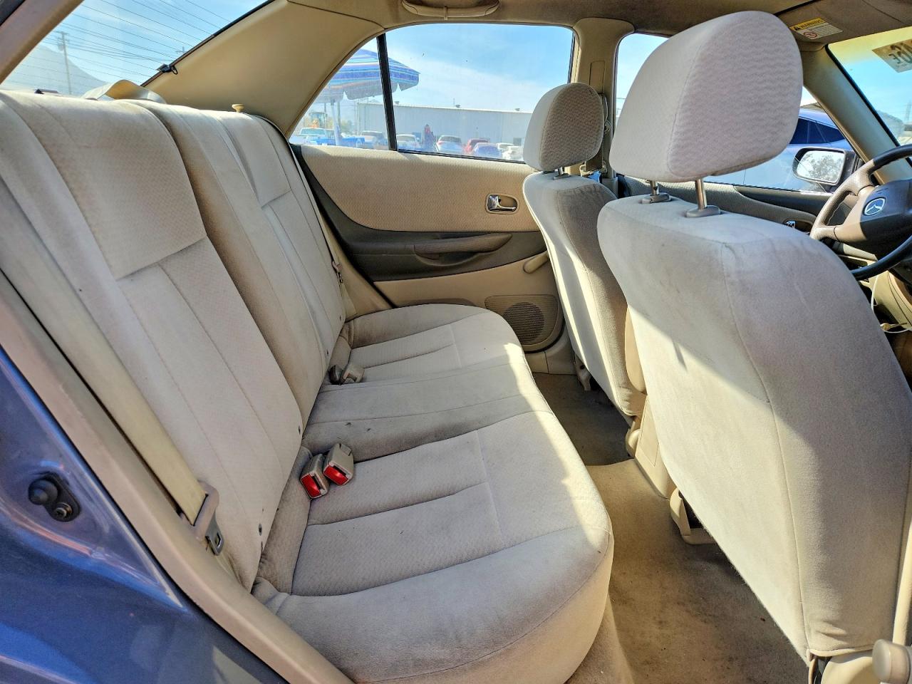 2001 Mazda Protege Dx Gray vin: JM1BJ222010444965