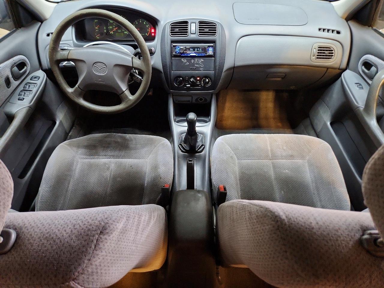 1999 Mazda Protege Lx Silver vin: JM1BJ2220X0134923