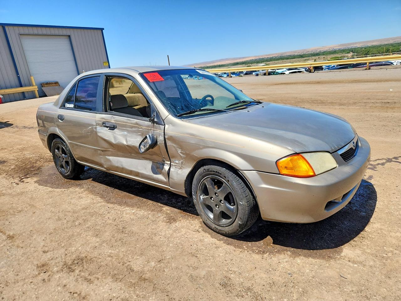 1999 Mazda Protege Dx Золотой vin: JM1BJ2220X0179909