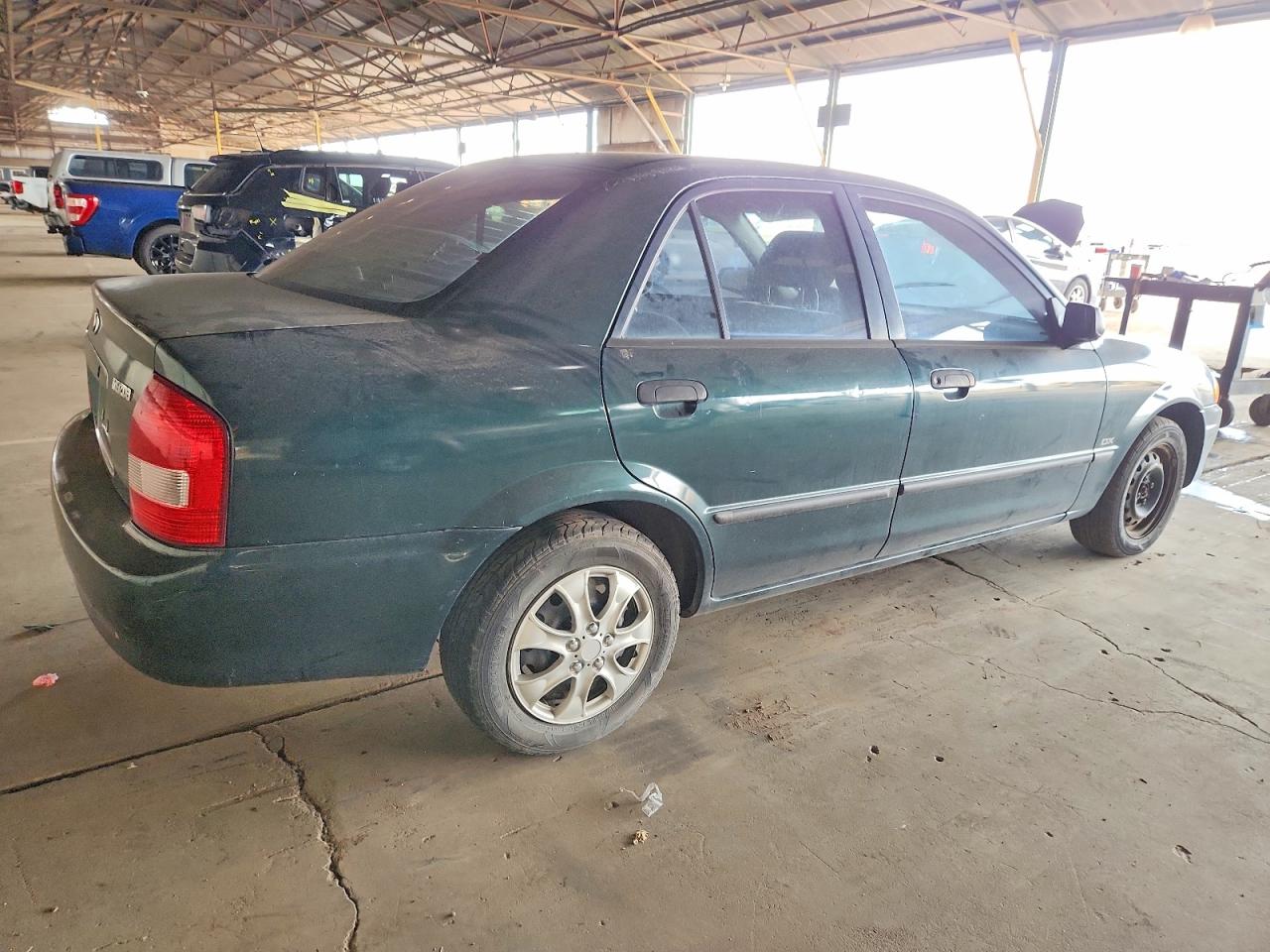2007 Mazda Protege Green vin: JM1BJ2220Y0304795