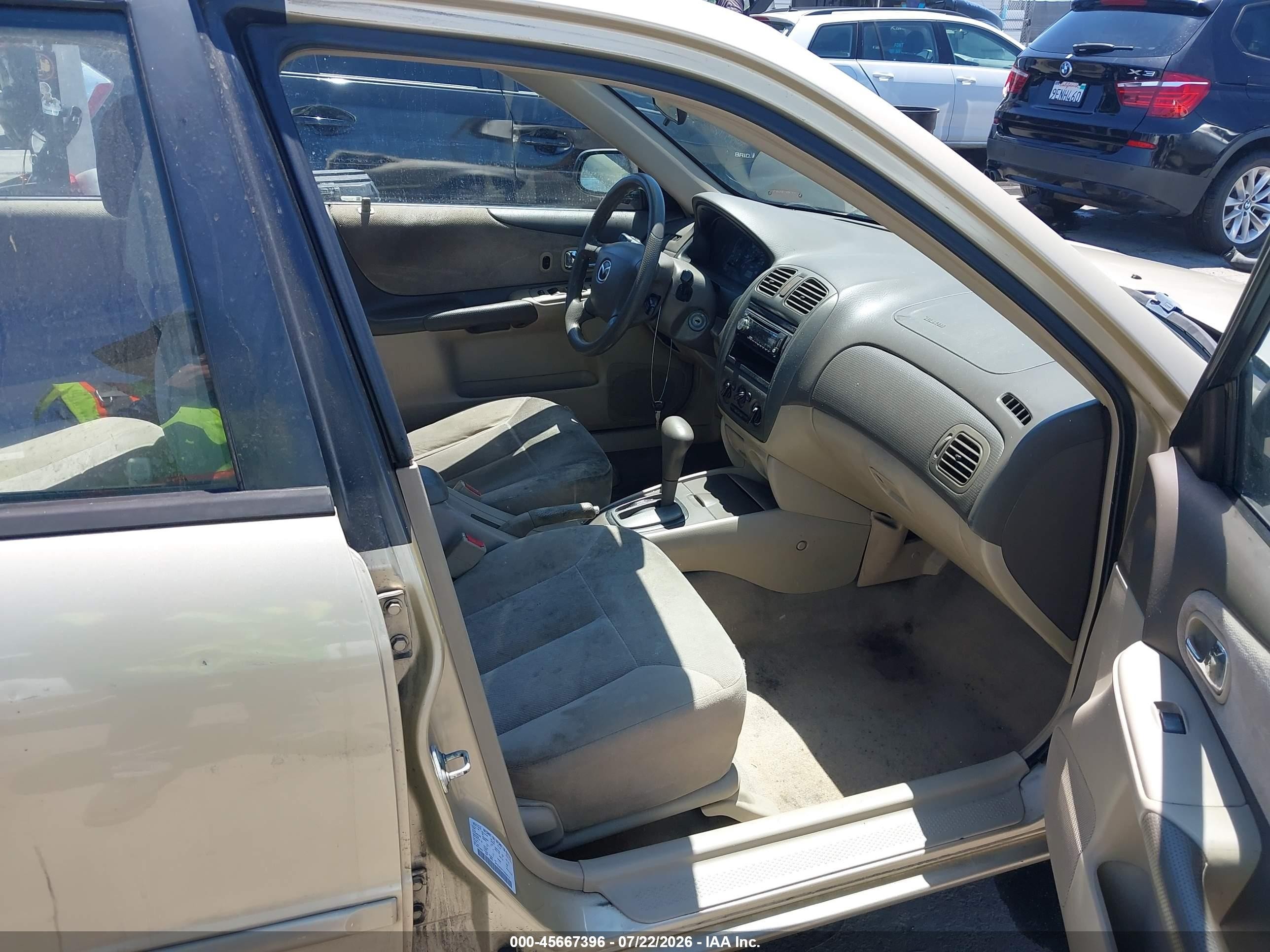 2001 Mazda Protege Dx/lx Gold vin: JM1BJ222110424014