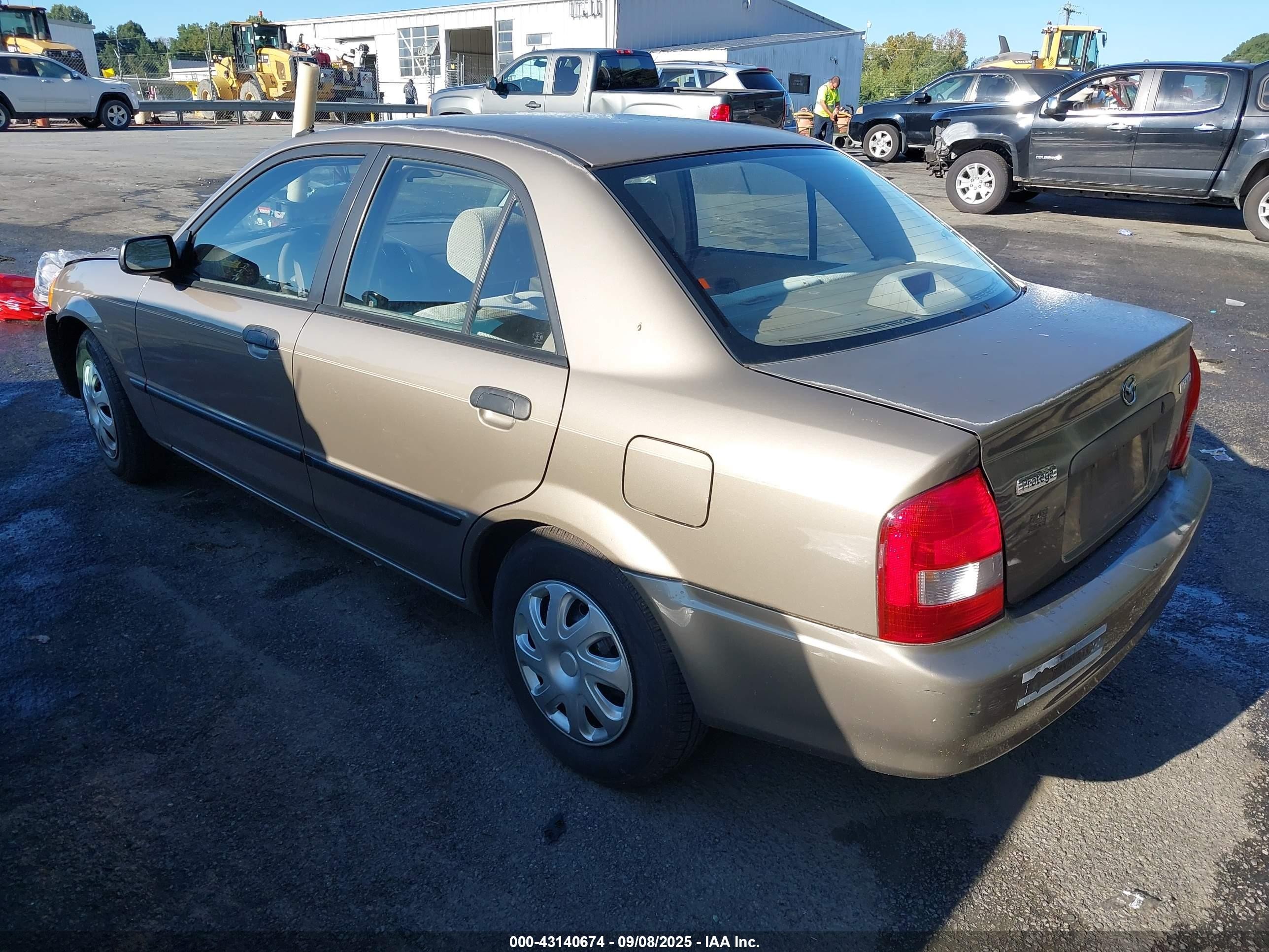 1999 Mazda Protege Dx/lx Gold vin: JM1BJ2223X0194842