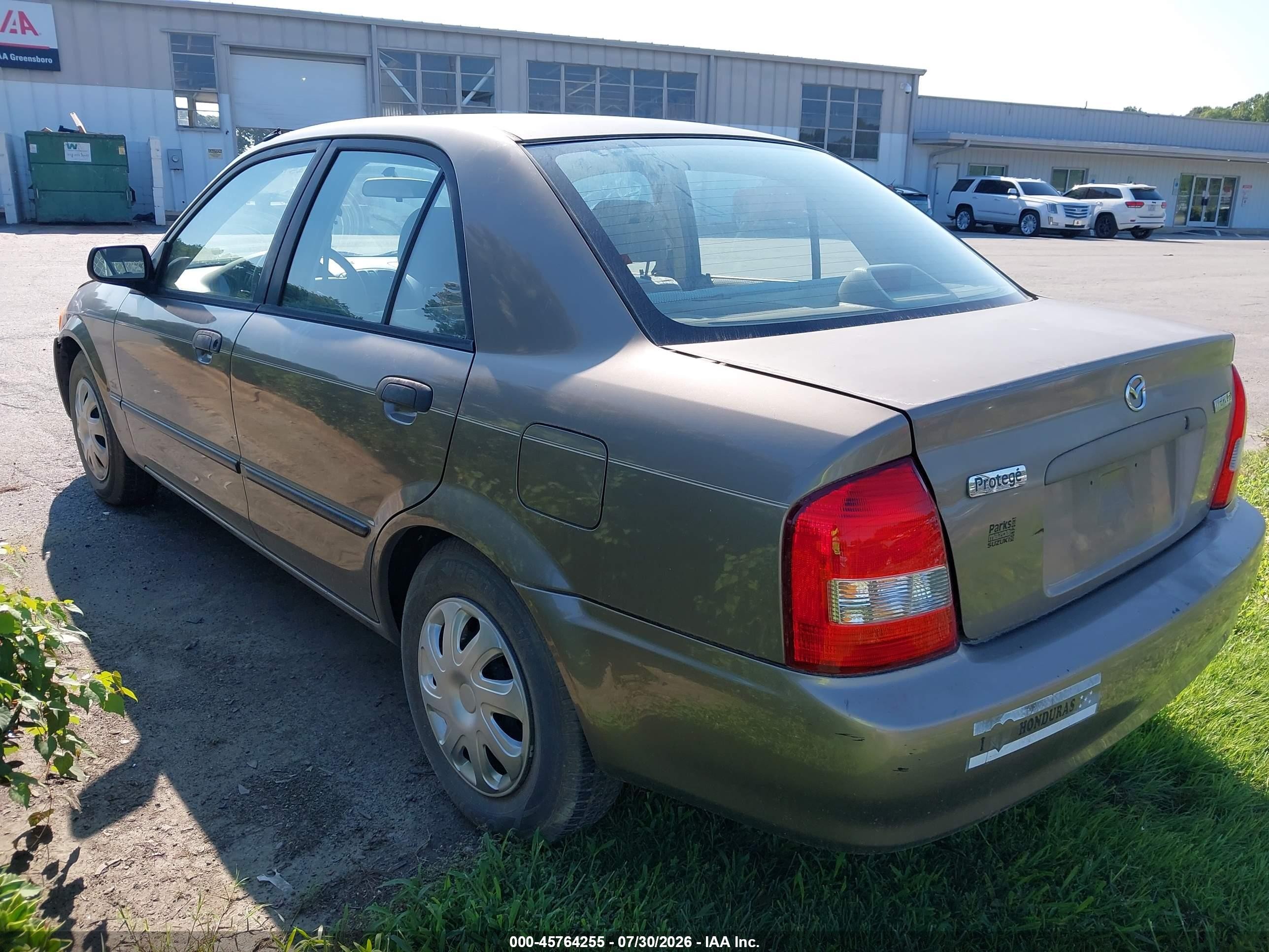 1999 Mazda Protege Dx/lx Brown vin: JM1BJ2223X0194842