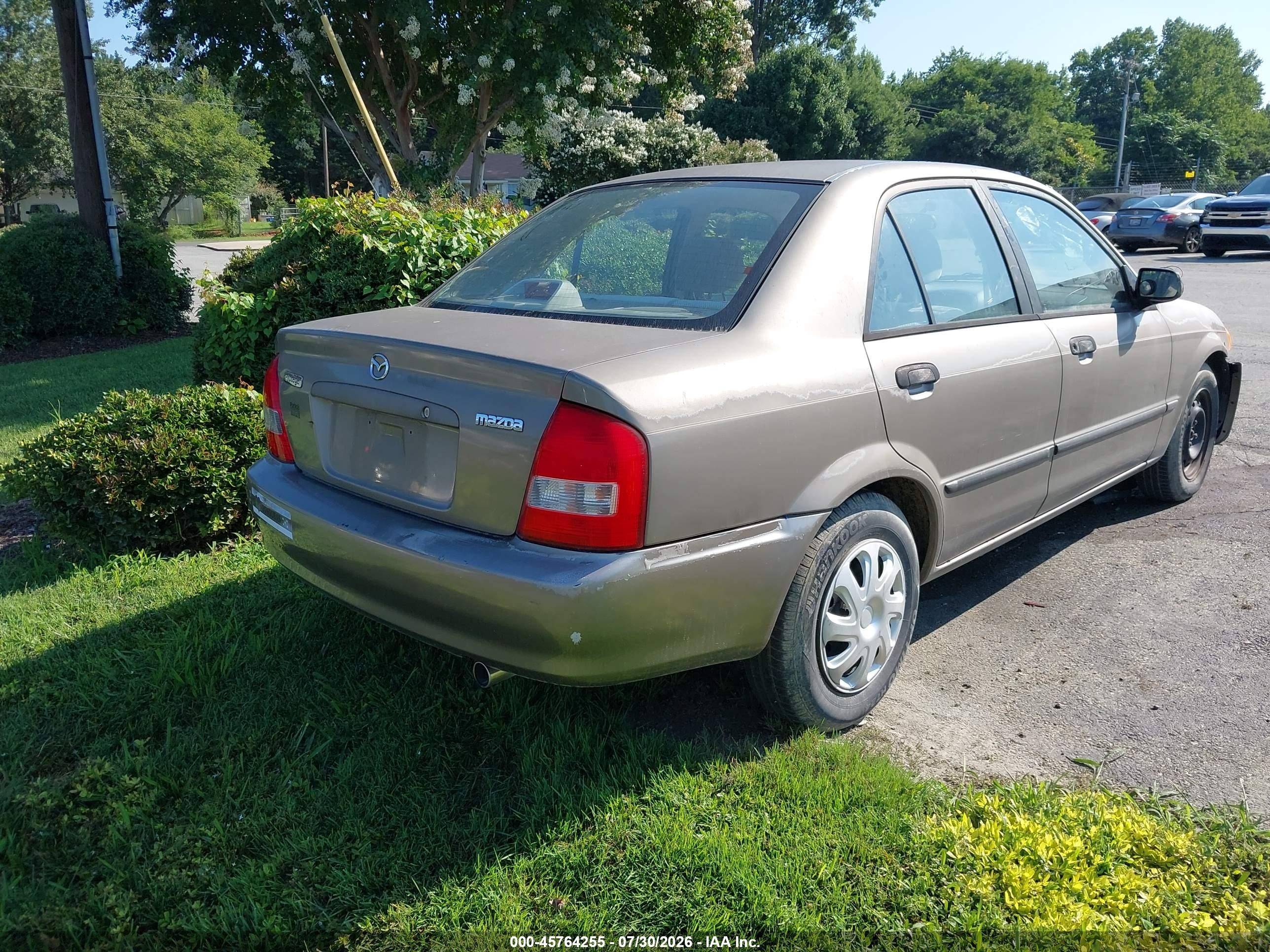 1999 Mazda Protege Dx/lx Brown vin: JM1BJ2223X0194842