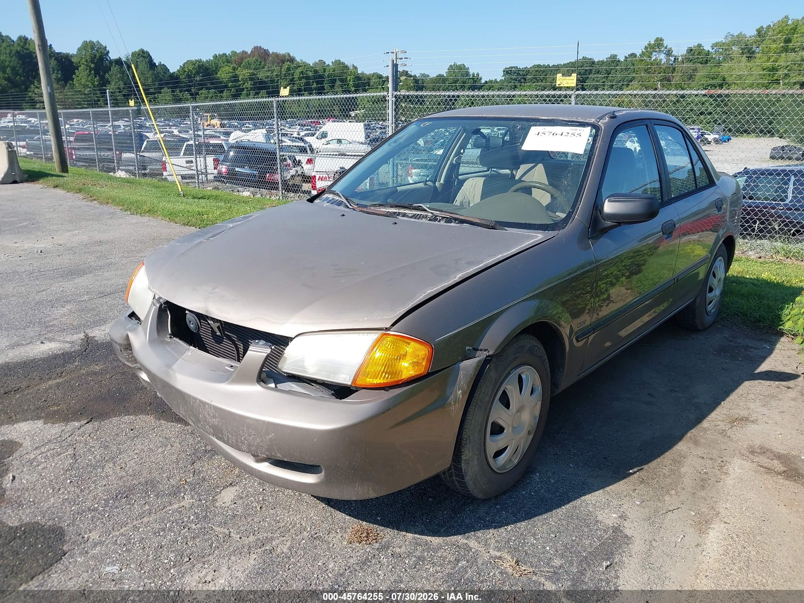 1999 Mazda Protege Dx/lx Brown vin: JM1BJ2223X0194842