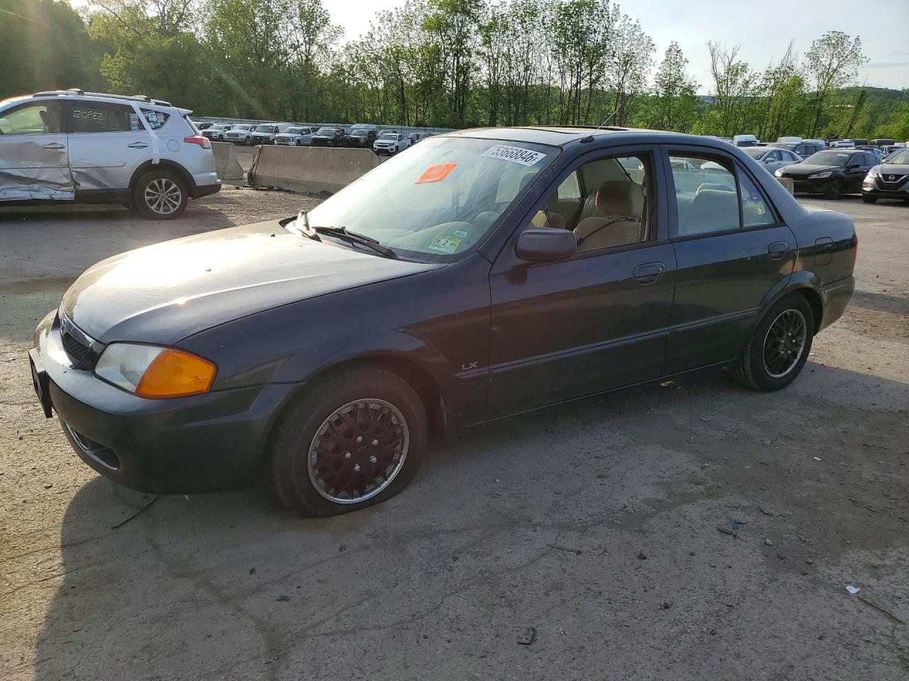 2000 Mazda Protege Dx Черный vin: JM1BJ2224Y0255259