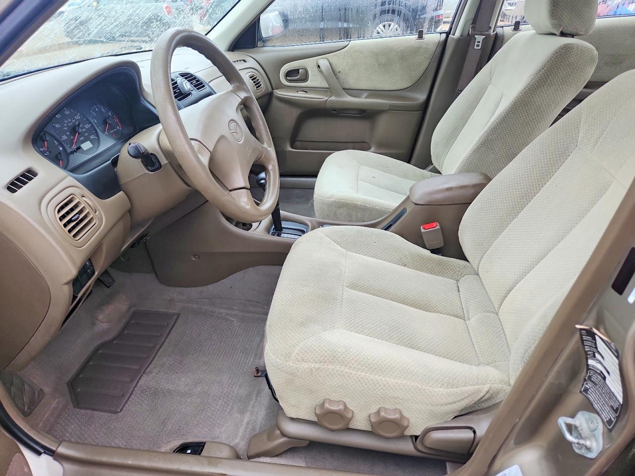 1999 Mazda Protege Dx Brown vin: JM1BJ2225X0117745