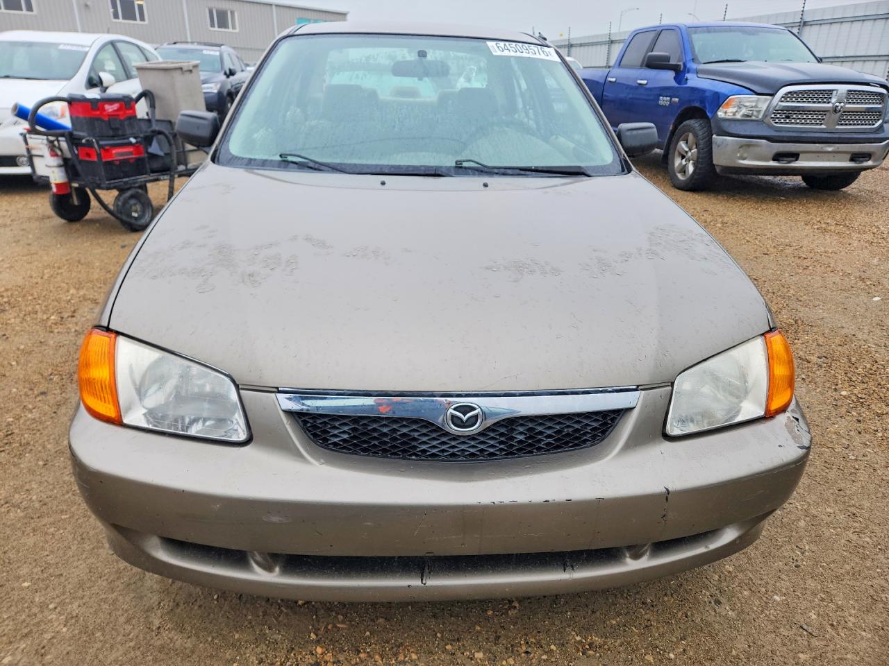 1999 Mazda Protege Dx Brown vin: JM1BJ2225X0117745
