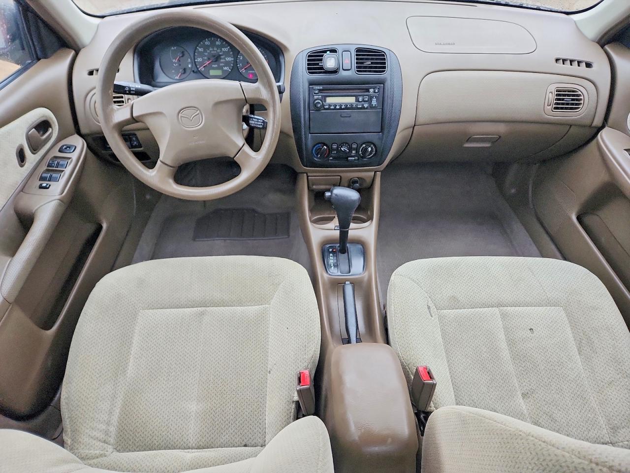 1999 Mazda Protege Dx Brown vin: JM1BJ2225X0117745
