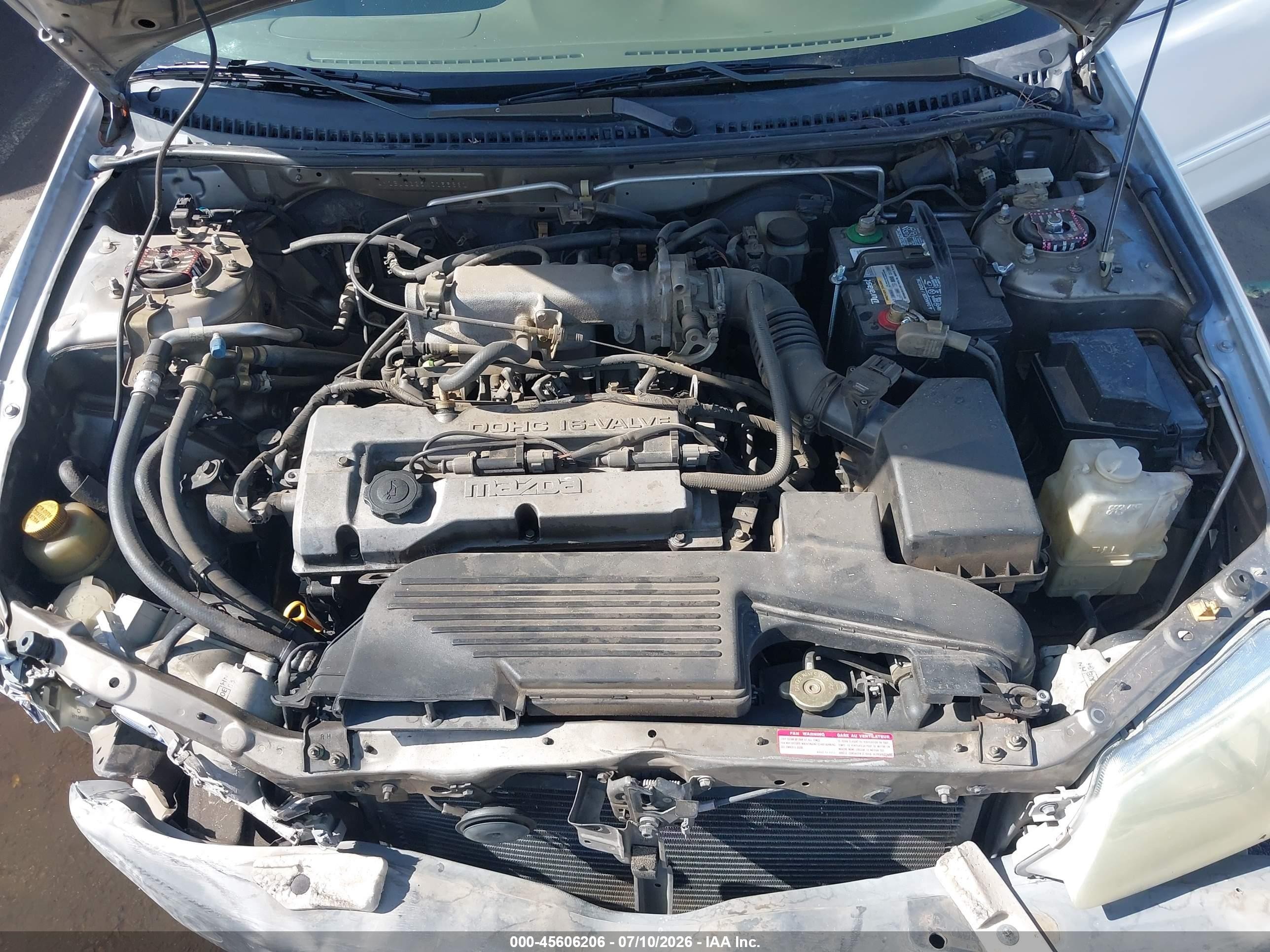 1999 Mazda Protege Dx/lx Белый vin: JM1BJ2225X0133881