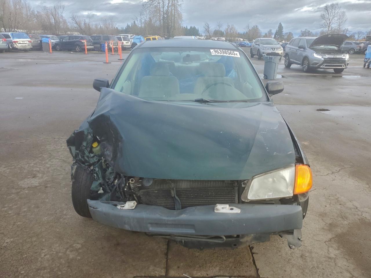 2000 Mazda Protege Dx Green vin: JM1BJ2225Y0218642