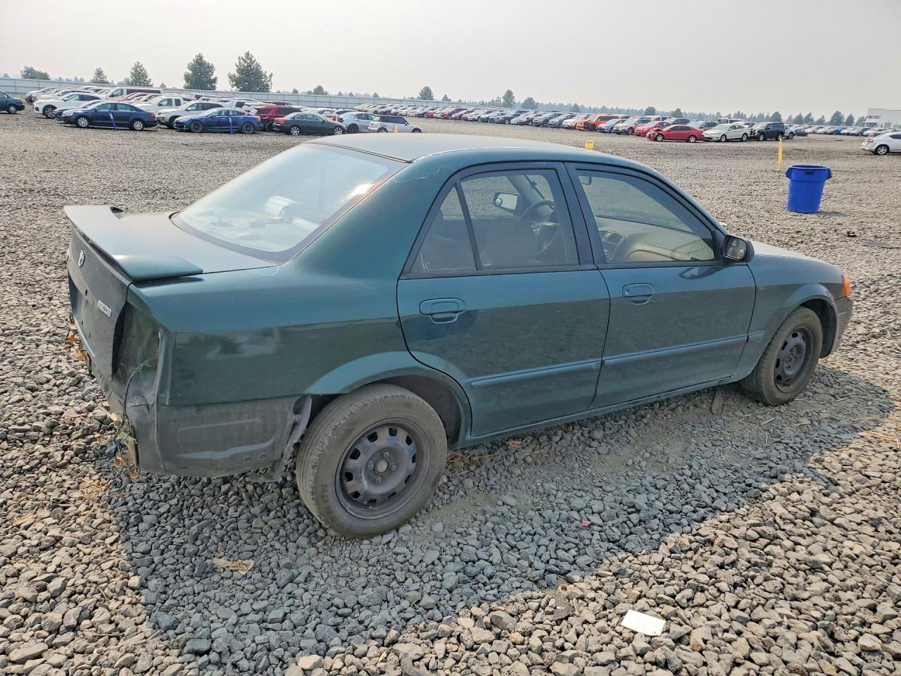 2000 Mazda Protege Dx Green vin: JM1BJ2225Y0289890