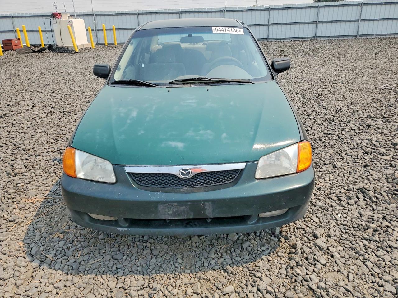 2000 Mazda Protege Dx Green vin: JM1BJ2225Y0289890