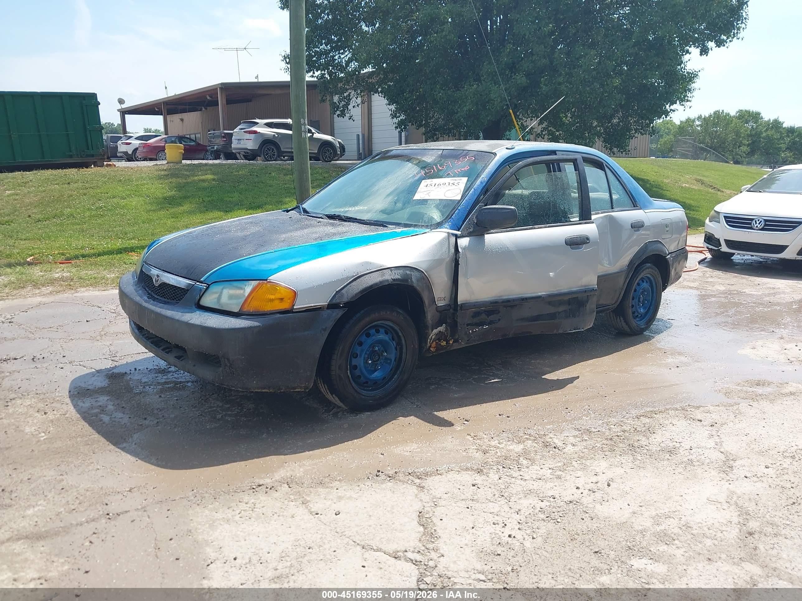 2000 Mazda Protege Dx/lx Серебряный vin: JM1BJ2225Y0306042