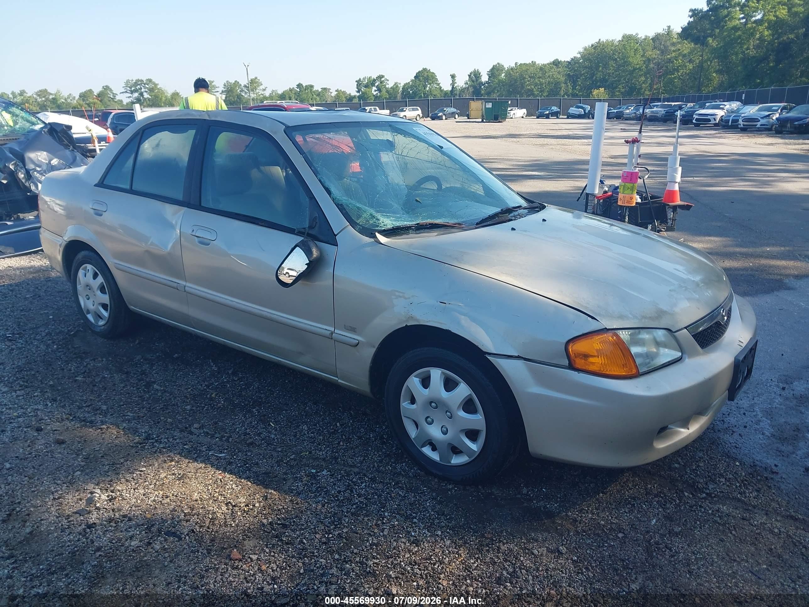 1999 Mazda Protege Dx/lx Tan vin: JM1BJ2227X0127192