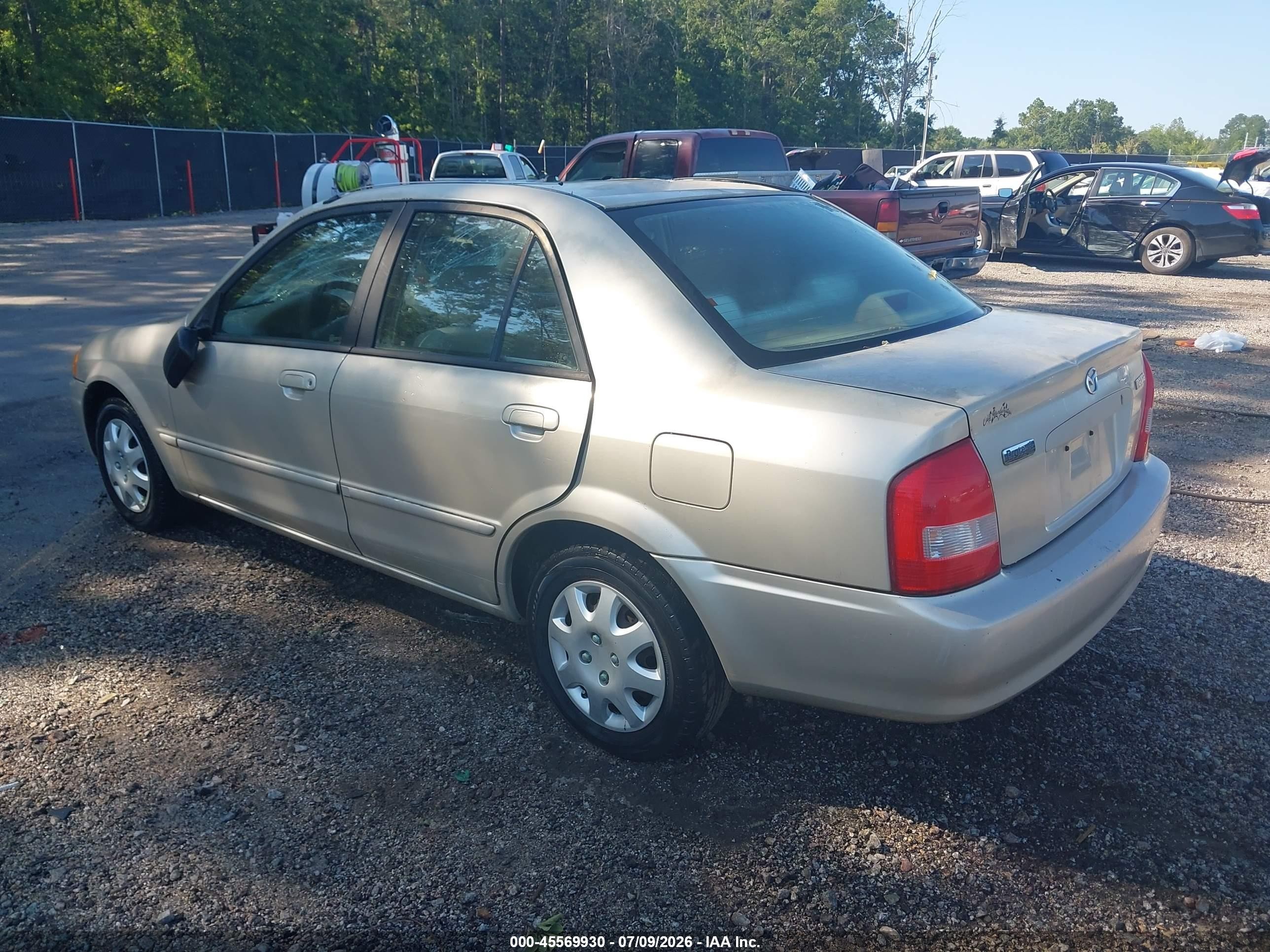 1999 Mazda Protege Dx/lx Tan vin: JM1BJ2227X0127192