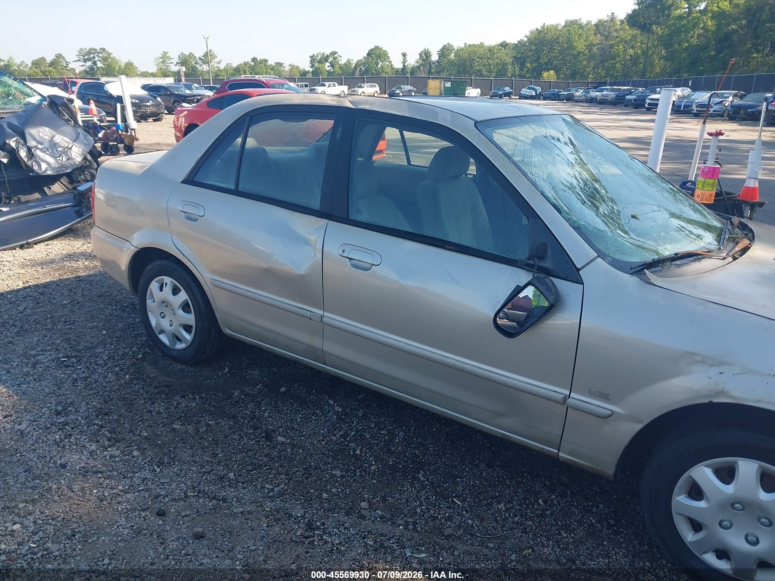 1999 Mazda Protege Dx/lx Tan vin: JM1BJ2227X0127192
