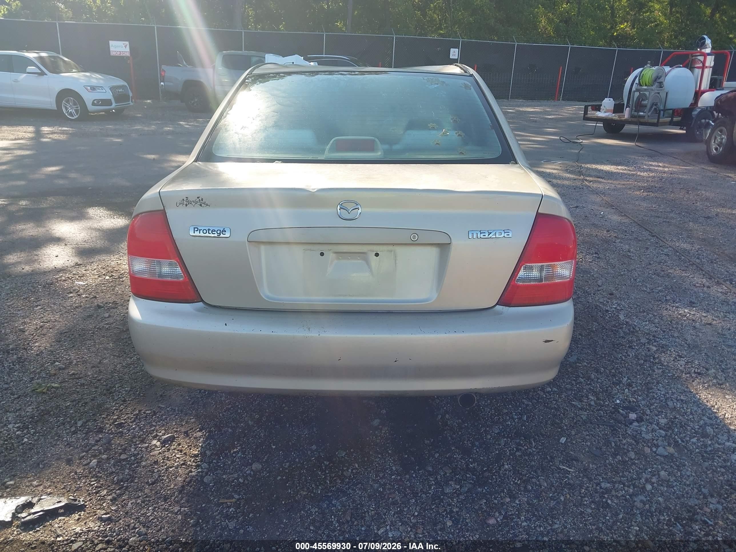 1999 Mazda Protege Dx/lx Tan vin: JM1BJ2227X0127192