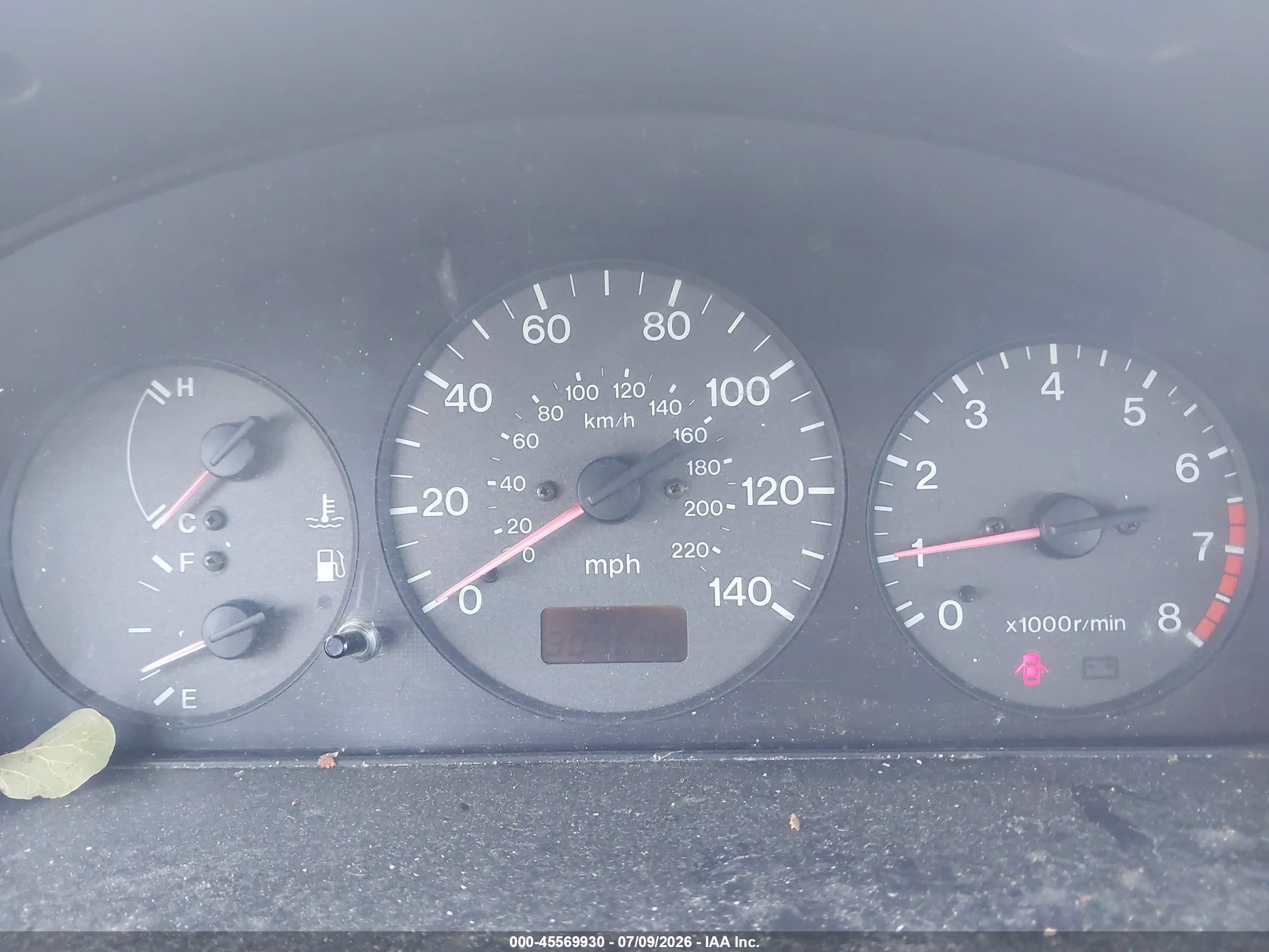 1999 Mazda Protege Dx/lx Tan vin: JM1BJ2227X0127192