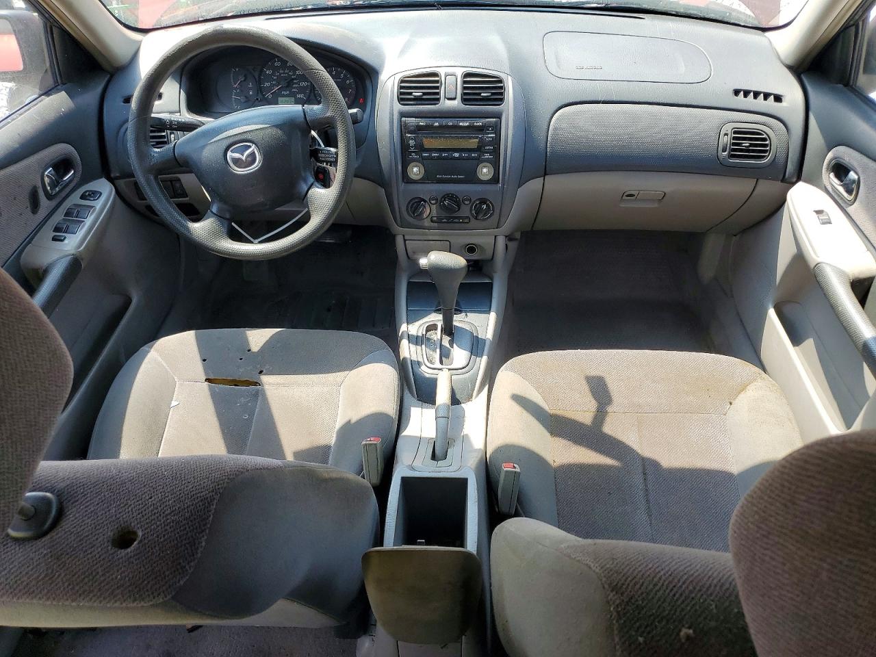 2001 Mazda Protege Dx Бордовый vin: JM1BJ222X10434766