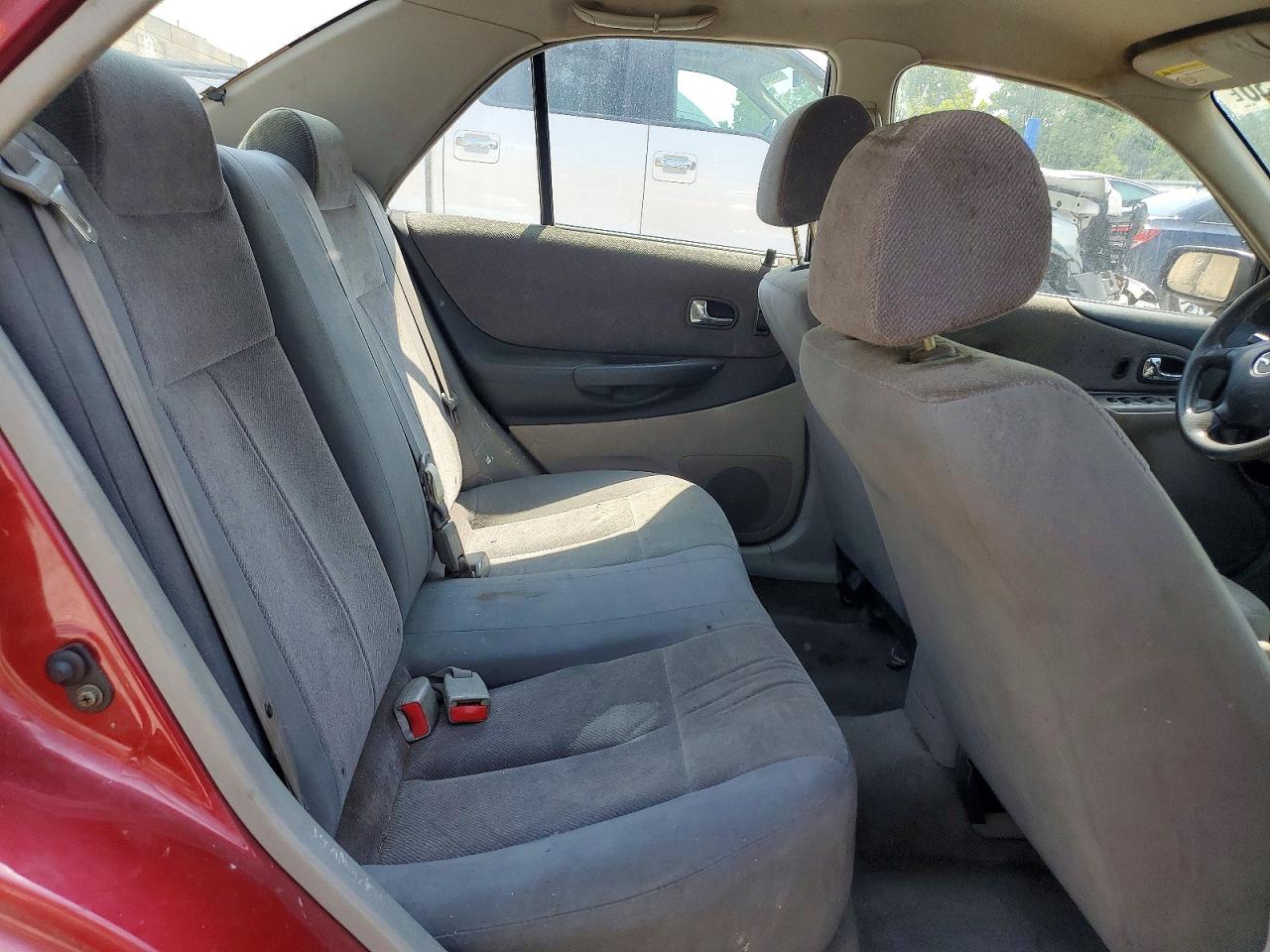 2001 Mazda Protege Dx Бордовый vin: JM1BJ222X10434766
