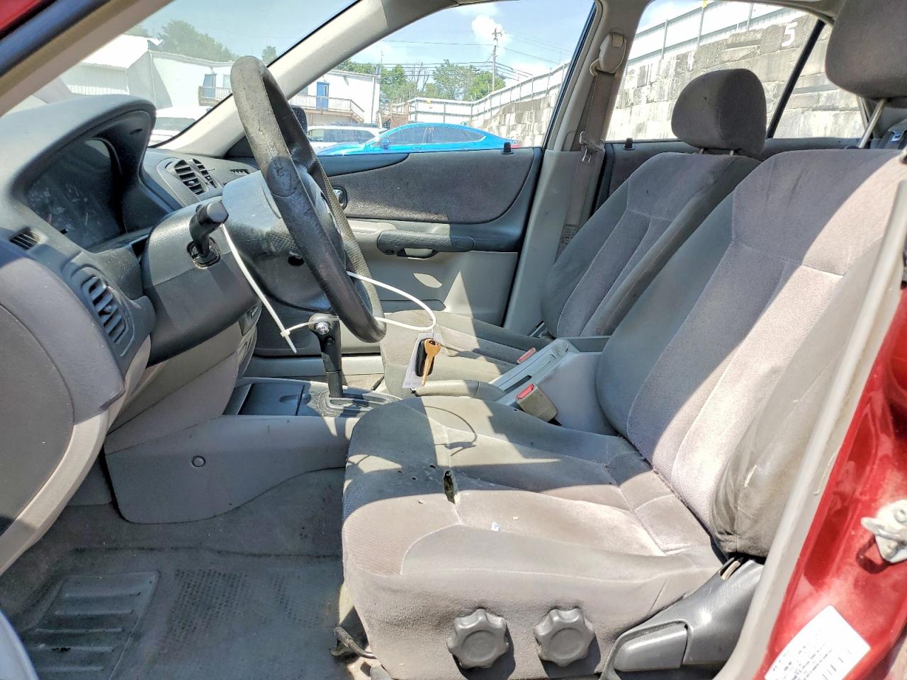 2001 Mazda Protege Dx Бордовый vin: JM1BJ222X10434766