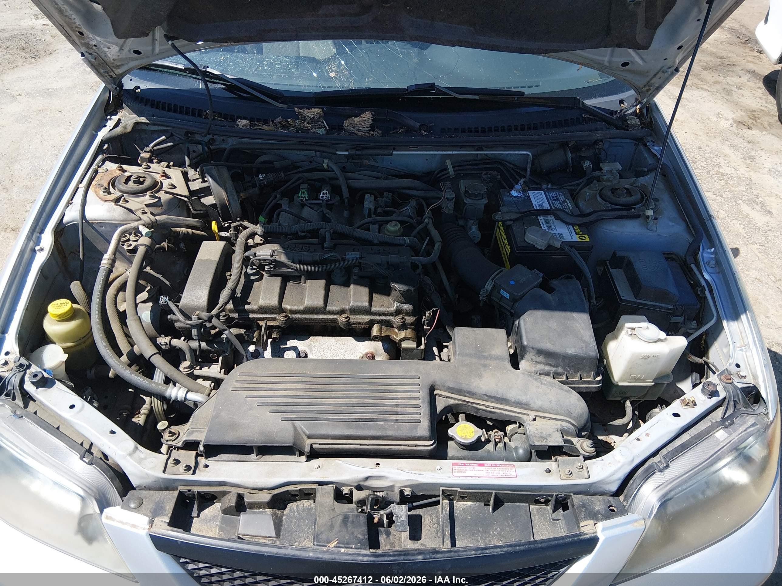 2003 Mazda Protege Dx/es/lx Silver vin: JM1BJ225030107158