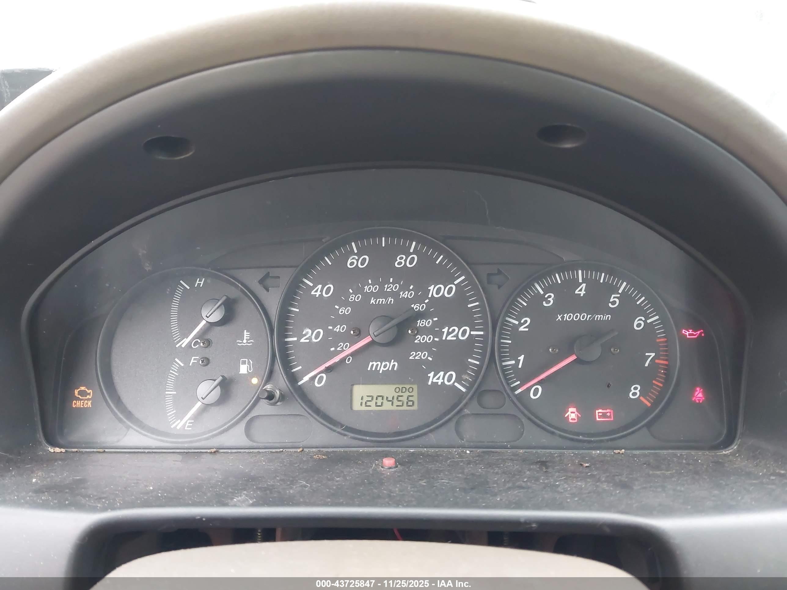 2002 Mazda Protege Dx/es/lx Gold vin: JM1BJ225121563663