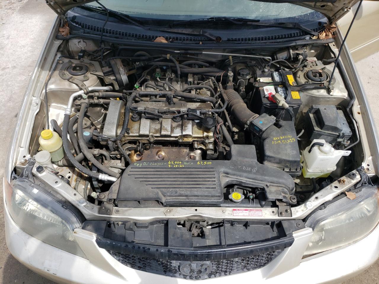 Price & History 2003 Mazda Protege Dx 2.0l 4 vin