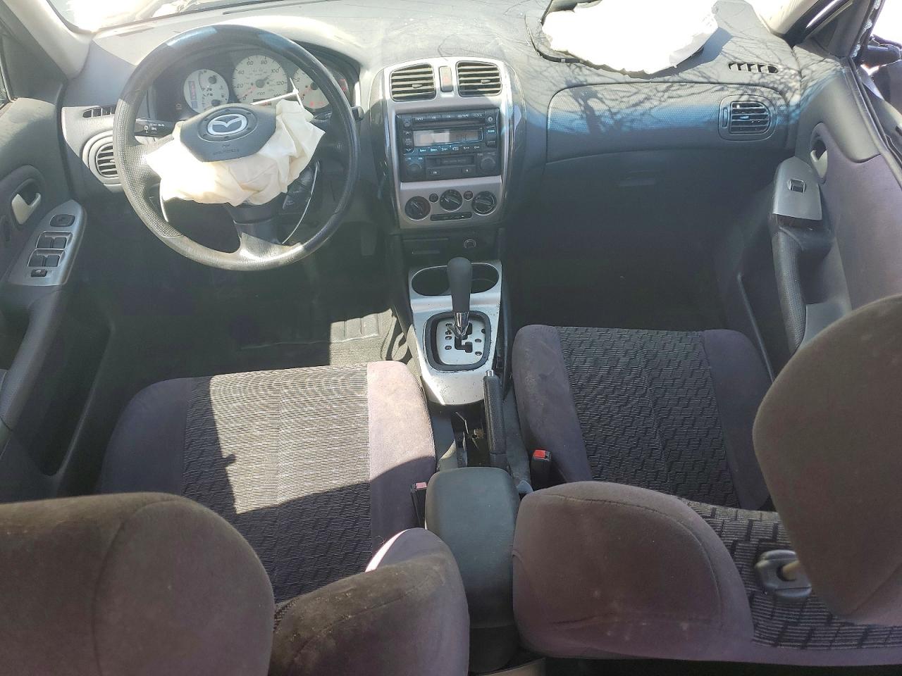 2003 Mazda Protege Dx Silver vin: JM1BJ225131110872
